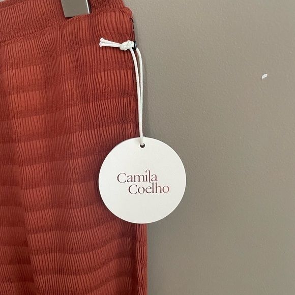 NWT Camila Coelho Addison Pant in Brick Size XS - Picture 10 of 11